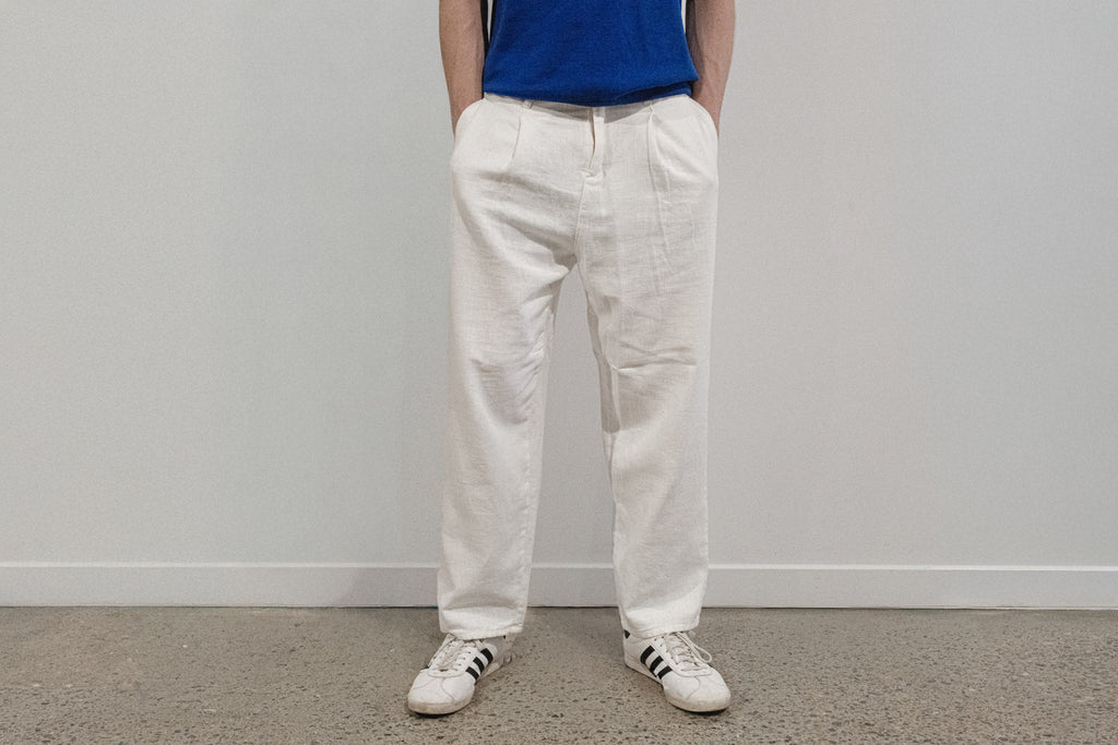 Linen Cotton Wide Pants