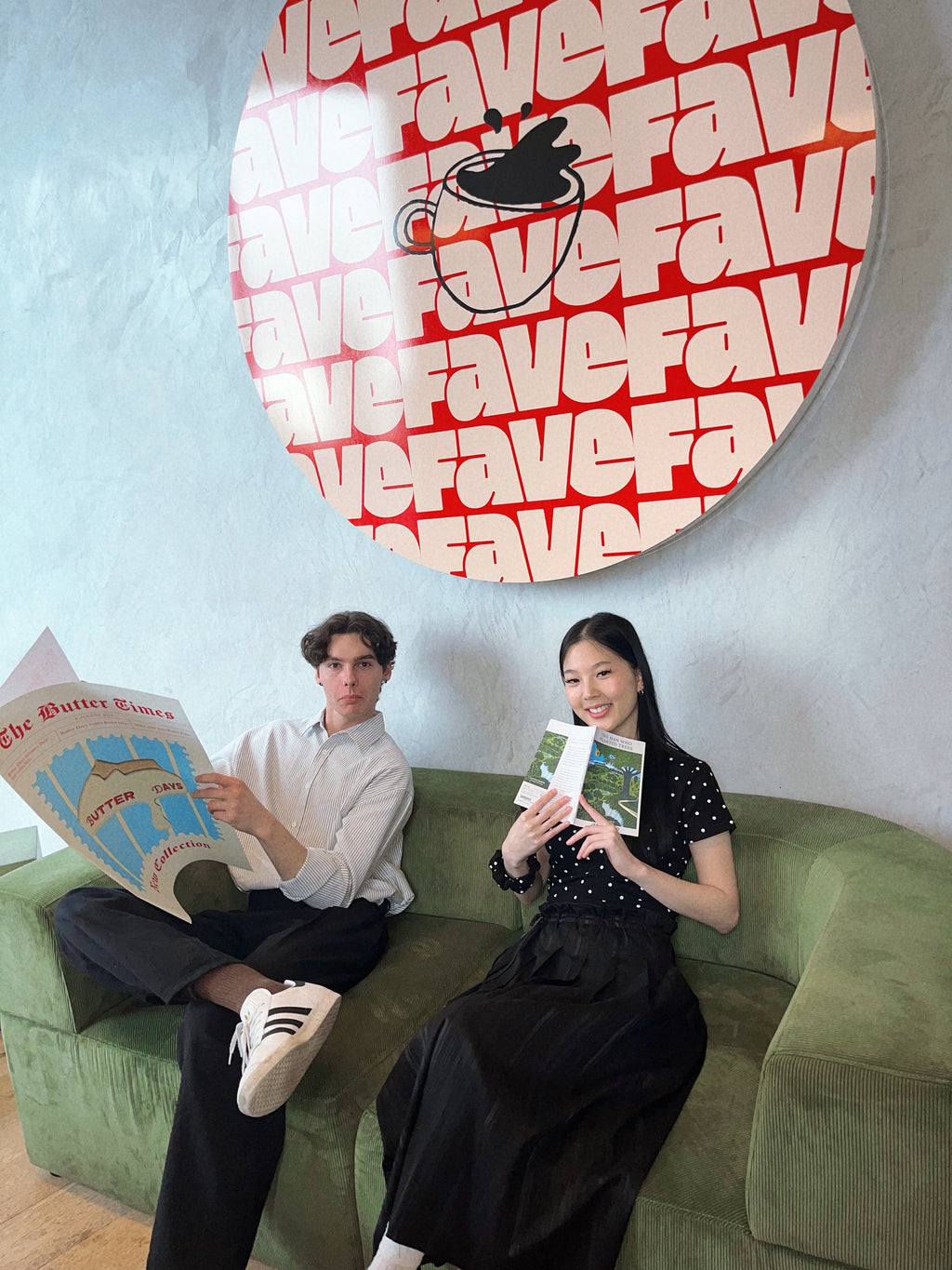 Dot Crop T-shirt with Scrunchie