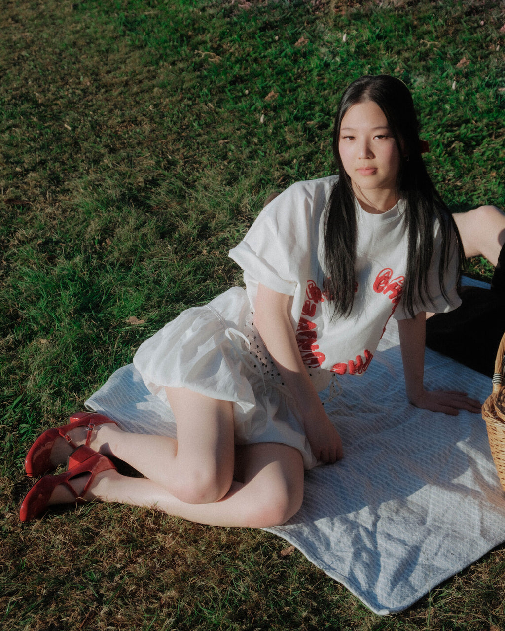 Heart Embroidered T-Shirt