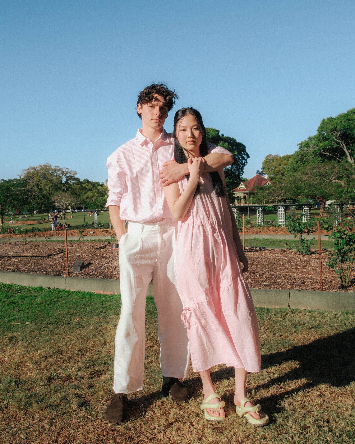 Linen Cotton Wide Pants